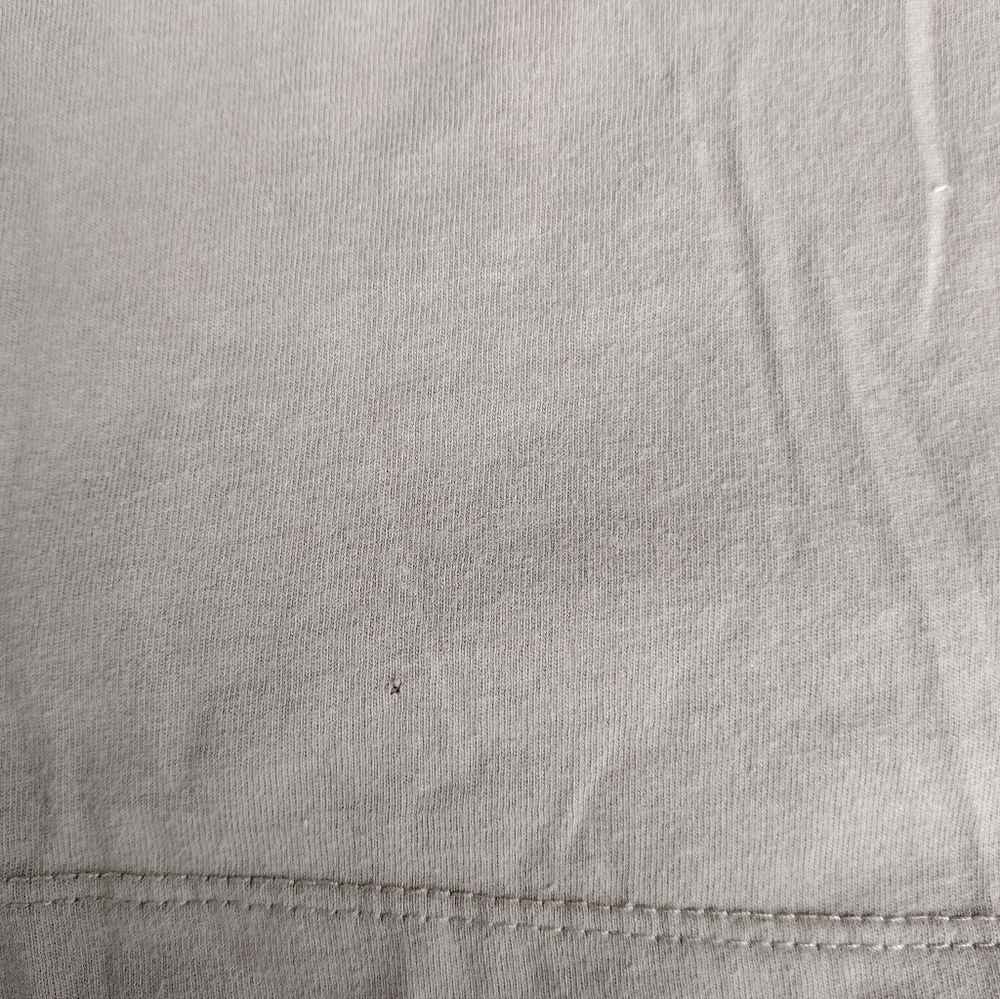 True Religion Shirt Men L Adult Khaki Casual Tee Spell out Cotton Buddha Logo.